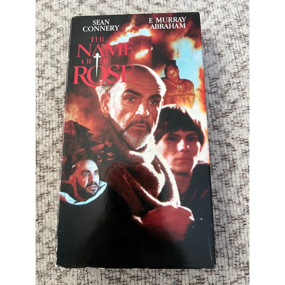 The Name of the Rose Sean Connery Thriller VHS Movie Pre-Loved